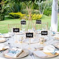 Gambar [Ongkir Murah] 10Pcs Papan Tulis Mini Chalkboard - Blackboard Portable Dengan Stand - Untuk Kafe, Wedding, Label Harga - 10pcs-B dari galelrituku22 undefined 5 Tokopedia