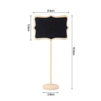 Gambar [Ongkir Murah] 10Pcs Papan Tulis Mini Chalkboard - Blackboard Portable Dengan Stand - Untuk Kafe, Wedding, Label Harga - 10pcs-B dari galelrituku22 undefined 3 Tokopedia