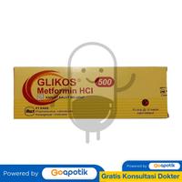 Gambar GLIKOS 500 MG BOX 100 KAPLET dari Apotek Sehat Farma Olivia Bekasi by GoApotik undefined 1 Tokopedia