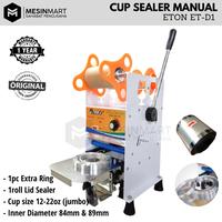 Gambar Cup Sealer Mesin Press Gelas ET-D1 untuk Gelas Tinggi + Roll Plastik Listrik - Dengan Roll dari Mesinmart undefined 1 Tokopedia