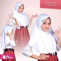 Gambar HIJAB ANAK SERUT POLOS ORI ALENA PUTIH - COKLAT  - HITAM USIA 3 - 7 TH Kerudung Muslim - coklat dari Haisha Hijab undefined 1 Tokopedia