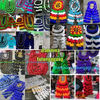 Gambar celana barongan kain barongan selimut barongan celana rogonan celana barongan pelangi - warna chat kami, celana+ 2embong dari Alamnina Tulungagung undefined 1 Tokopedia