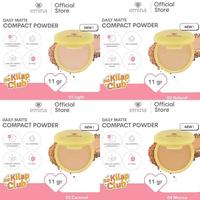 Gambar Emina Daily Matte Compact Powder 11 gr - Bedak Padat | Two Way Cake TWC - 03 caramel dari Nursyakila Kosmetik undefined 3 Tokopedia