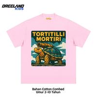 Gambar Dreeland Kids Kaos Anak  Tortitilli Mortiri / Tshirt Anak Tung Tung Sahur Laki Laki Perempuan - Hitam, 1-2 Tahun dari DreelandOfficial undefined 5 Tokopedia