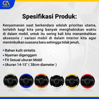 Gambar Cover Stir / Sarung Stir Mobil Datsun Go"Eternity" Murah & Berkualitas - Cream dari Grosir Auto undefined 2 Tokopedia