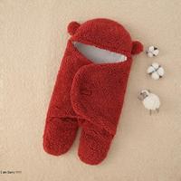 Gambar Selimut Bayi Bulu Lembut Karakter Beruang untuk usia 0 - 6 Bulan Newborn - marun dari asnioshop undefined 5 Tokopedia