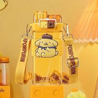 Gambar Botol Minum Anak Dual 2 in 1 580 ML Karakter Melody Kuromi Sanrio Cinamonroll Minuman Sedotan 8808 BPA FREE - Ungu dari BUNDA BUNDI SHOP undefined 2 Tokopedia