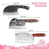 Gambar [All Varian] Pisau Dapur Pemotong Daging - Pisau Koki - Pisau Stainless Steel Tebal 2,5mm - 5 mm - Tipe Motif dari Miao Miao_NEW undefined 2 Tokopedia