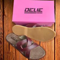 Gambar Sandal wanita kulit asli size besar terbaru Tanpa Hak SOL Karet dari delieshoes undefined 2 Tokopedia
