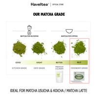 Gambar Haveltea Pure Ceremonial Matcha Powder Pure Uji Matcha 1000GR/1KG - Ceremonial 250GR dari HAVELTEA undefined 3 Tokopedia