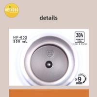 Gambar Botol Minum thermos Laser On the Lid HF-002 Tumbler Stainless Steel Color Full Pattern 550ML Anti Tumpah - Grey dari Kioslunchbox bogor undefined 5 Tokopedia