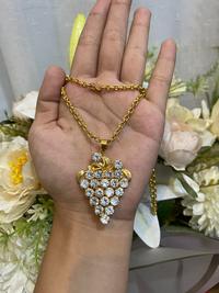Gambar Kalung Anggur Batu Besar Aksesoris Terindah - 45 cm, Gold dari Rini Aksesoris_NEW undefined 3 Tokopedia