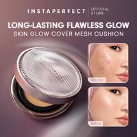 Gambar Instaperfect Real Skin High Coverage Blurring Finish Complete Complexion Set- Bundle  Make Up Cushion Mesh Glow + Blur Mattifying Primer+ Matte Fit Powder Foundation- Hasil akhir Semi-Matte Finish High Coverage - C11+Primer, 22 Light Ivory dari Instaperfect undefined 2 Tokopedia