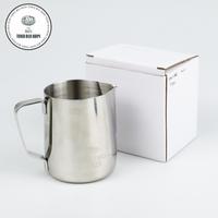 Gambar MILK JUG / GELAS PITCHER COFFEE LATTE ART STAINLESS STEEL - 600 ML dari TokoBijiKopiByWells undefined 2 Tokopedia