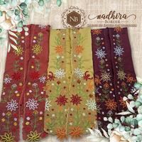Gambar Bahan kebaya Bordir bukittinggi bordir manual bahan Katun - merah dari nadhira bordir undefined 4 Tokopedia