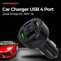 Gambar Qualcomm Car Charger Mobil 3.0 Fast Charging 7A 35W USB 4 Port Protect dari Price Priority undefined 2 Tokopedia