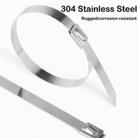 Gambar Vinnatsu 100 PCS Stainless Cable Ties / Kabel Tis Stainless/ Kabel Ties Stainless Steel/Ikatan Kabel Stainless Steel Baja High Quality - 4.6*200mm（100PCS） dari PTG HOUSE undefined 4 Tokopedia