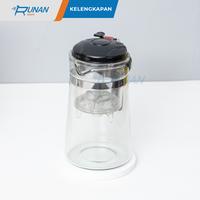 Gambar Tea Pot Infuser 500ml Teko Teh Kaca Teapot Filter Saringan Teh 500 ml - A dari Runan Store undefined 4 Tokopedia