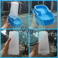 Gambar Pet Bowl Dispenser Tabung 1,5 lt Anti Semut - Tempat Makanan Minuman Kucing Anjing Kelinci Hewan [ JUWIES RADIO KUCING ] dari RADIO KUCING undefined 4 Tokopedia
