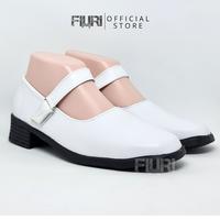 Gambar FIURI OFFICIAL - LIA 36-43 PUTIH - SEPATU PANTOFEL PUTIH PEREKAT WANITA - SEPATU FORMAL ANAK PEREMPUAN - SEPATU PASKIBRA SEKOLAH SD SMP SMA - SEPATU PELATIHAN OSPEK MAGANG KERJA KANTOR MUR - PUTIH, 36 dari FIURI undefined 1 Tokopedia