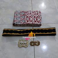 Gambar 1 Set, Sabuk Cowok | Kamus, Timang, Lontong - (Set Sindur Merah) dari ivanisyavii undefined 5 Tokopedia