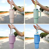 Gambar 【COD】Water bottle strap/water bottle silicone strap/glass holder/Stanley Owala drinking water bottle glass strap/silicone material/Tali Tumbler Gelas - Purple dari Swift Charm undefined 2 Tokopedia