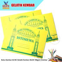 Gambar Gelatik Kembar BC Buku Gambar A4 BC / Buram 100gsm 6 lembar (20x30) - -, - dari Roekoen Stationery undefined 2 Tokopedia