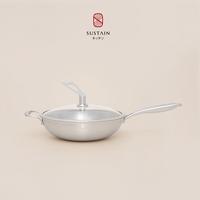 Gambar Sustain Renkon Asian Wok Panci Stainless Steel SUS316 32cm Kitchenware dari Sustain Indonesia undefined 5 Tokopedia