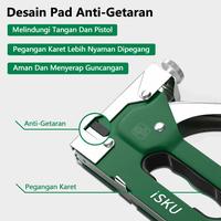 Gambar ISKU Staples Tembak 3 In 1 Tacker Stapler Staples Perekat Powerfull Staples Tembak Alat Stainless - Staples Gun  dari ISKU.ID undefined 5 Tokopedia