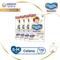Gambar MamyPoko Pants Royal Soft - S-M 44 (S Besar) - 4 Packs - U107000944-4 dari Unicharm Official Store undefined 3 Tokopedia