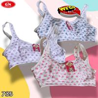 Gambar K735 (3-6 Pcs) Golden Nick Miniset Busa Tipis Tanpa Kawat, Mini Bra Remaja Wanita Cup B Dua Pengait Size M L Xl - Random, M, 3 Pcs dari WILCO undefined 3 Tokopedia