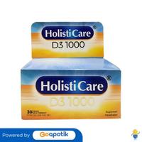Gambar HOLISTICARE D3 1000 BOTOL 30 TABLET dari Apotek K24 Bintang Farma_NEW undefined 1 Tokopedia