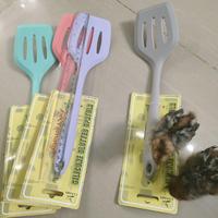 Gambar Sutil Spatula Slot / Bolong Bahan Silikon Panjang 29cm -  Kitchenware dari Toko aman shop undefined 2 Tokopedia