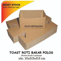 Gambar TOAST JANJI JIWA  10x5.5x5.5 CM KRAFT POLOS LAMINASI ( ISI 10 PCS ) - KRAFT POLOS LAMINASI dari Dus kemasan undefined 4 Tokopedia