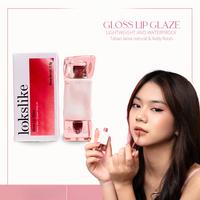 Gambar [BPOM] Lipstik Matte Glazed & Glossy  LipTint Tahan Air untuk Bibir yang Lembap Lipstick Lookslike Glaze Red Kering Mauve Kosmetik - #01 Terracotta Kiss dari H.Y.S Store undefined 1 Tokopedia