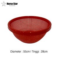 Gambar Bakul Plastik Besar Bakul Nasi Wakul Jumbo 55x28cm Hijau Keranjang Hijau Keranjang Wadah dari HORSE STAR PLASTIC undefined 5 Tokopedia