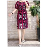 Gambar DRESS TENUN TROSO BAJU PESTA - D2, S dari ANS TENUN_NEW undefined 5 Tokopedia
