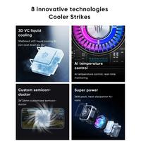 Gambar Magnetic Cooler 5 Pro For Universal Apple iPhone 16 16e 15 14 13 12 11 Android Samsung Xiaomi Redmi POCO Infinix ASUS ROG Tecno VIvo 36W Liquid Cooling Back Clip Live Streaming Cooling Device Aksesoris Kipas Led dari Pepper Tech_NEW undefined 2 Tokopedia