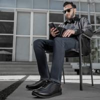 Gambar REYL MAN Faster Full Black series Sepatu Sneakers Pria - 39 dari REYL MAN undefined 4 Tokopedia