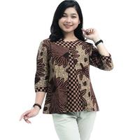 Gambar Couple Batik Model Bolero Kotak Set Plus Inner - Atasan Batik Wanita - Hem Batik Pria ukuran S-5L Baju Coklat Pasangan Setelan Katun Pendek Dewasa - Hem Pria, M dari EnC Collection undefined 2 Tokopedia
