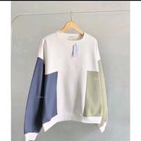 Gambar sweater wanita / CANDIEZ WANITA OVERSIZE / oversize sweater cewek - taro mint dari Fashionque.id undefined 5 Tokopedia