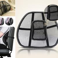 Gambar Penyangga Punggung Seat Cushion Car Mobil Sandaran Punggung - Hitam dari Best Chair undefined 2 Tokopedia