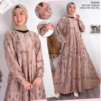 Gambar Gamis motif sultan terbaru silk premium//kembang mekar edisi terbaru new ekslusif 2023dari bahan Armani premium Dress Muslim Panjang - brown, xxxl dari dgalery01 undefined 4 Tokopedia