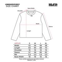 Gambar HLPD WeirdWorld Baju Kaos Lengan Panjang T shirt Long Sleeve Boxy Tee - Polos White - DENIM, L dari HLPD WeirdWorld undefined 3 Tokopedia