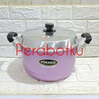 Gambar Panci Dandang Alcor Mikado Spring 26 Cm / Panci Kukus Serbaguna Alumunium Warna / Steamer Maspion - Pink tua dari Perabotku ID undefined 1 Tokopedia
