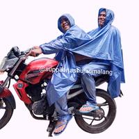 Gambar JAS HUJAN MANTEL PONCO 2 KEPALA TANPA CELANA PVC Dapat digunakan kembali - biru dari Supplier Jas Hujan Malang undefined 2 Tokopedia