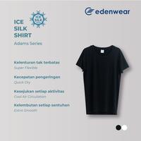 Gambar Kaos Dalam Pria 1 Pcs Ice Silk Edenwear Pakaian Dalam Atasan Pria - XL, BLACK dari Edenwear undefined 2 Tokopedia