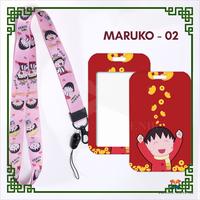 Gambar [N004] CHIBI MARUKO CHAN Card Holder Tali Lanyard / Id Card Holder dengan Tali Lanyard School Girl - MARUKO - 01 dari Infinite Souvenir undefined 4 Tokopedia
