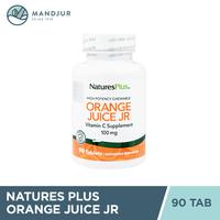 Gambar Natures Plus Orange Juice JR 90 Tablet - Asupan Vitamin C untuk Anak dari Apotekmandjurofficial undefined 1 Tokopedia