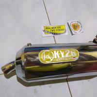 Gambar Knalpot Standar Racing Matic 2tak Malika Sanex Qj50 Venus Hussar Hyosung by KY26 Racing dari KY26 PROJECT undefined 4 Tokopedia
